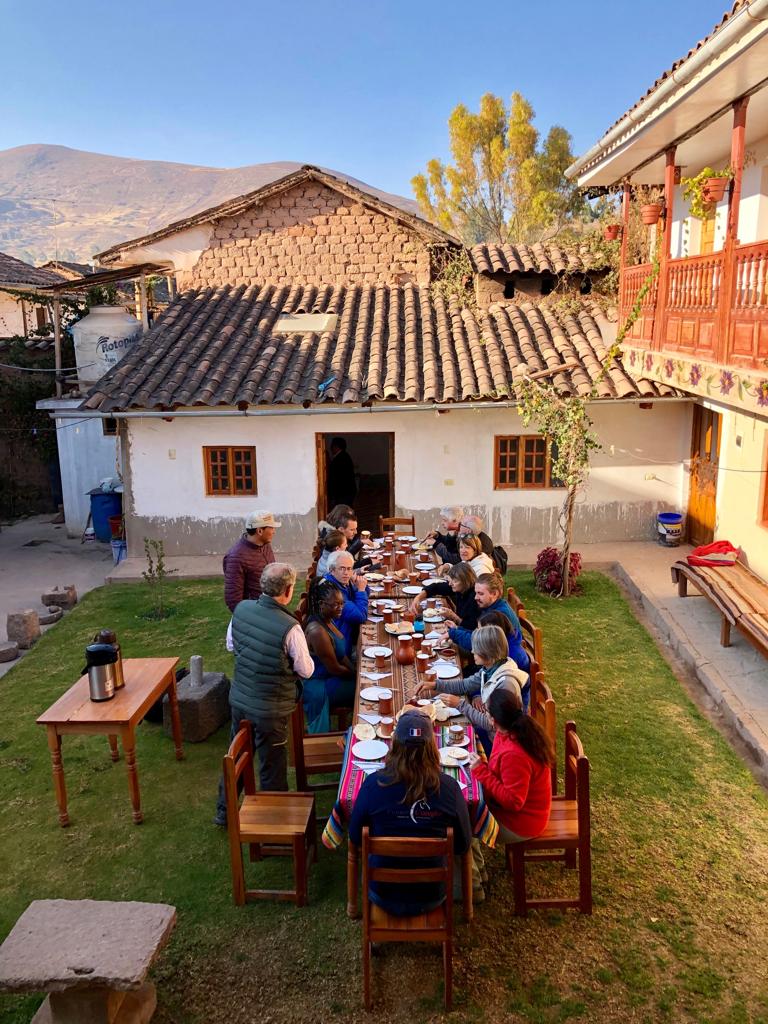 A restaurant on the sacred valley visit