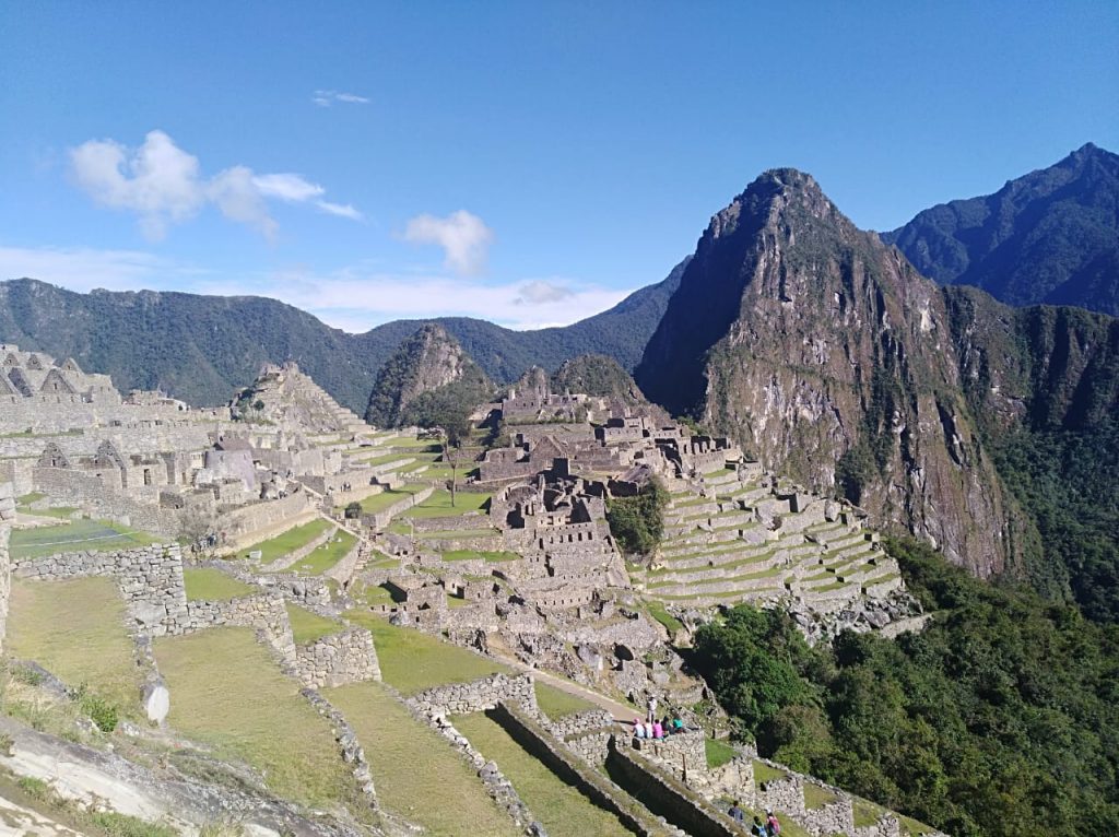 Machupicchu from the main gate view