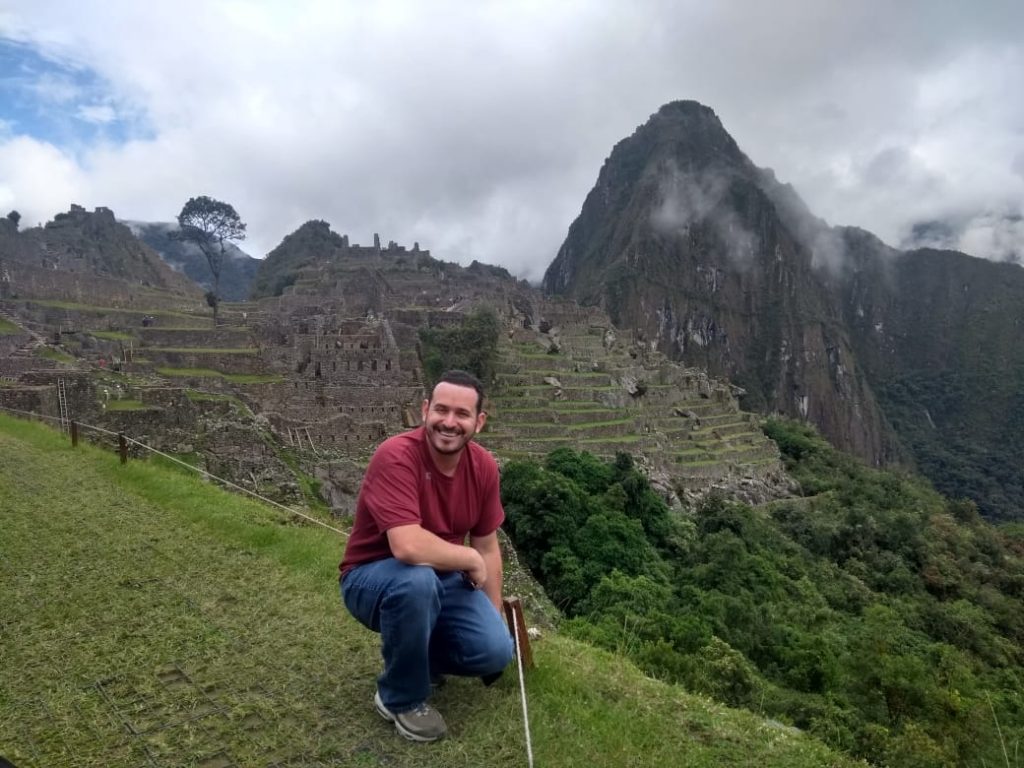 Taking a shot on machu picchu