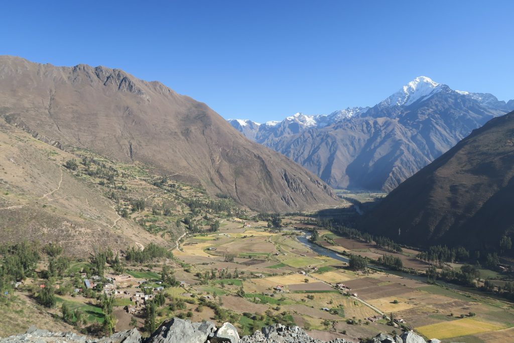 landscape of Sacred Valley visit